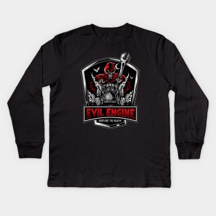 Evil Engine Kids Long Sleeve T-Shirt